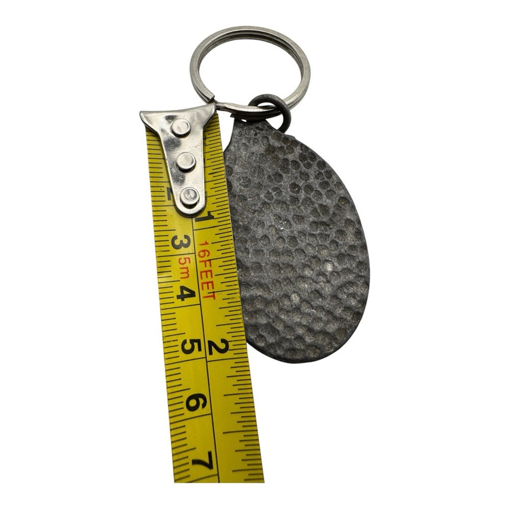Vintage Pewter Canada Moose‎ Keychain – Oval 2” Souvenir - Picture 4 of 4